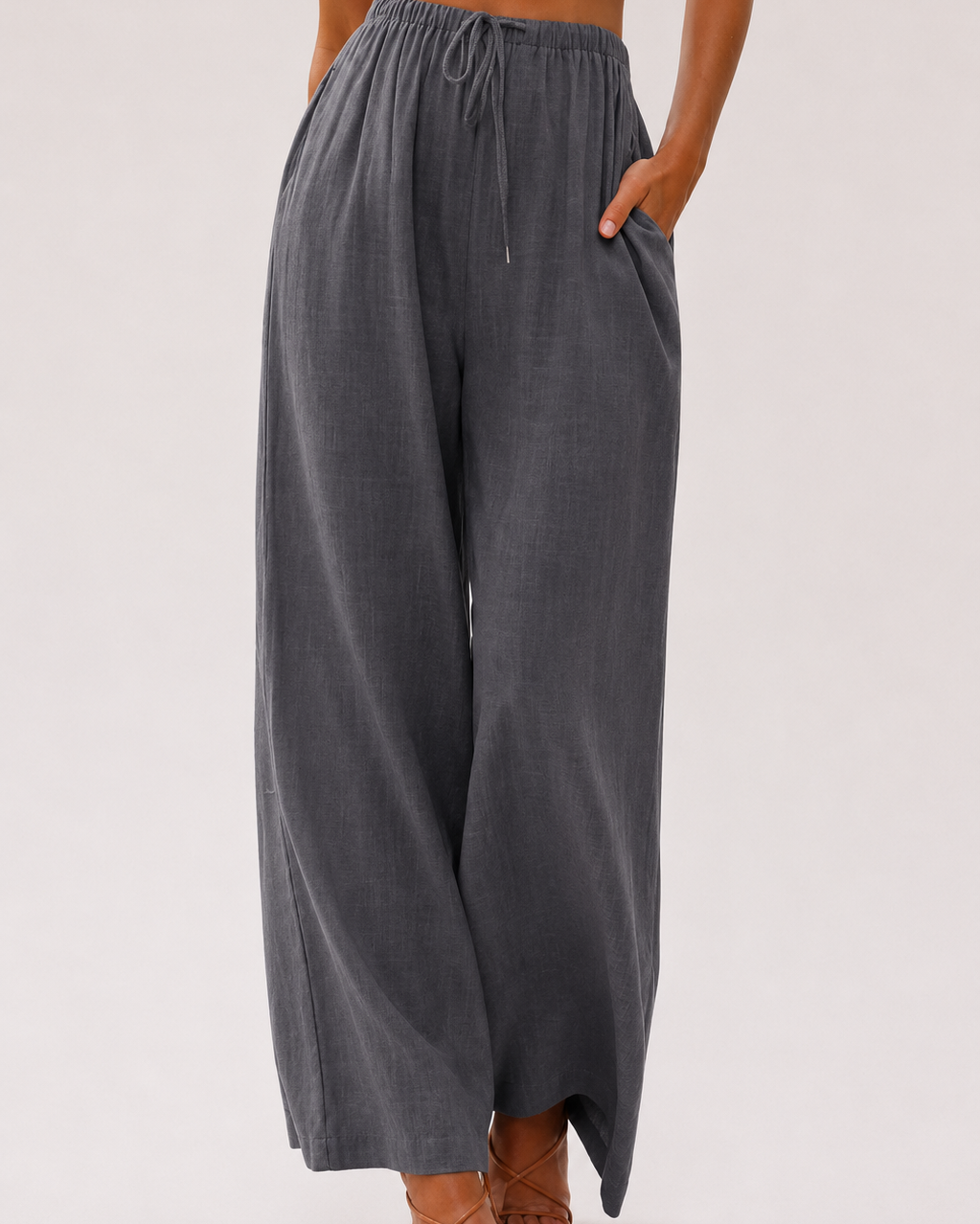 Linen Wide Leg Pants
