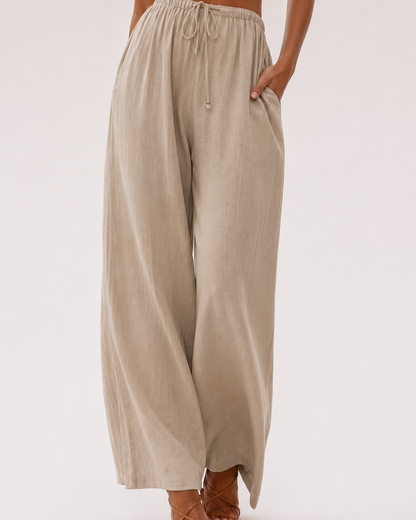Linen Wide Leg Pants