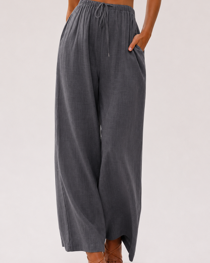 Linen Wide Leg Pants