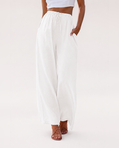 Linen Wide Leg Pants